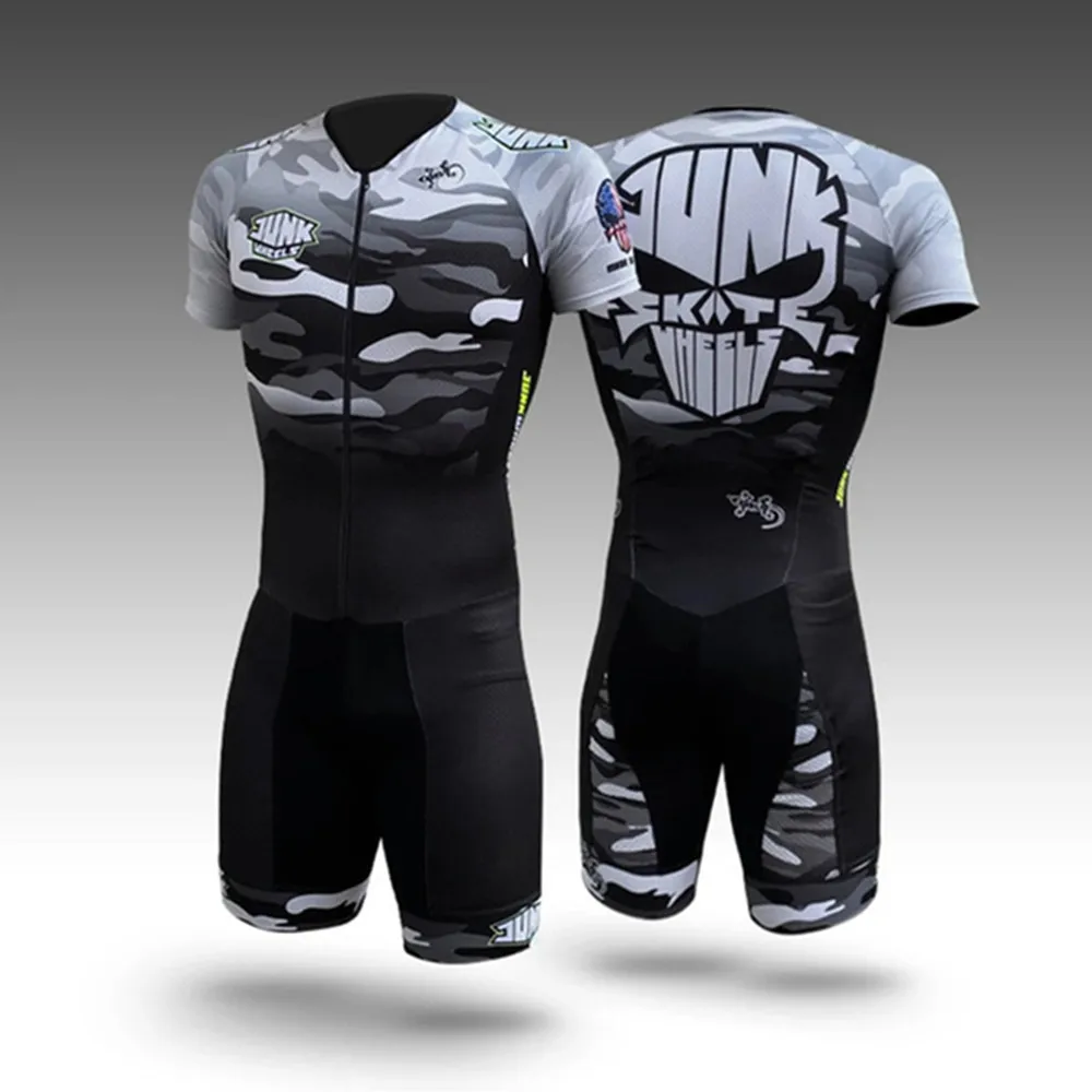 Junk Skates Triathlon Skinsuit - Cycling Gear Jersey ulasan dan harga