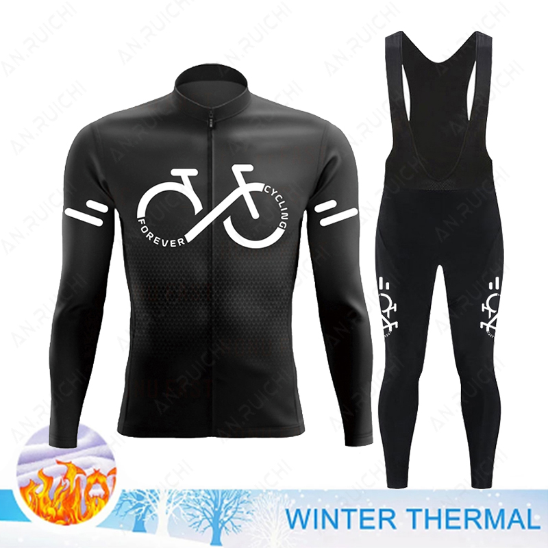 2023 Winter Thermal Fleece Cyc - Cycling Gear Jersey ulasan dan harga