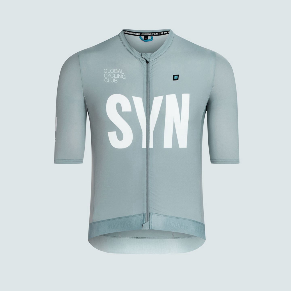Silver gray short sleeved cycl - Cycling Bib Shorts ulasan dan harga